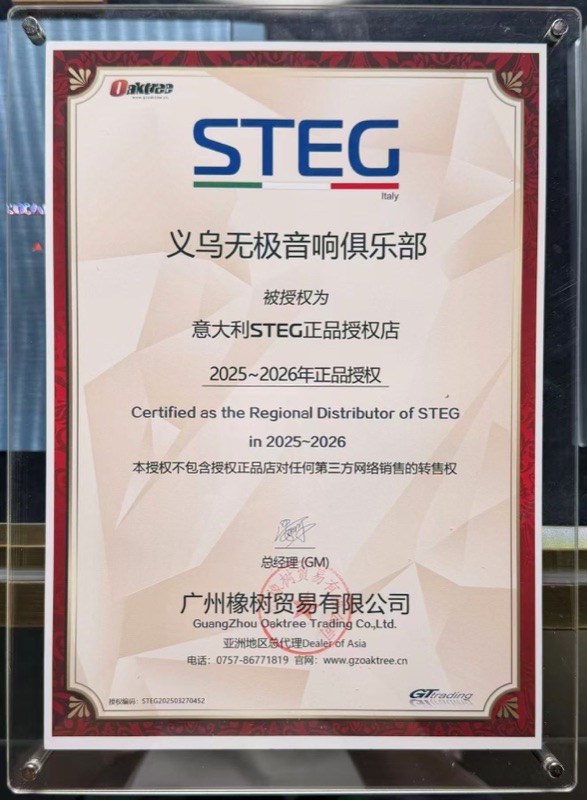 STEG意大利STGE 2025-2026正品授权店-义乌WUJI汽车音响